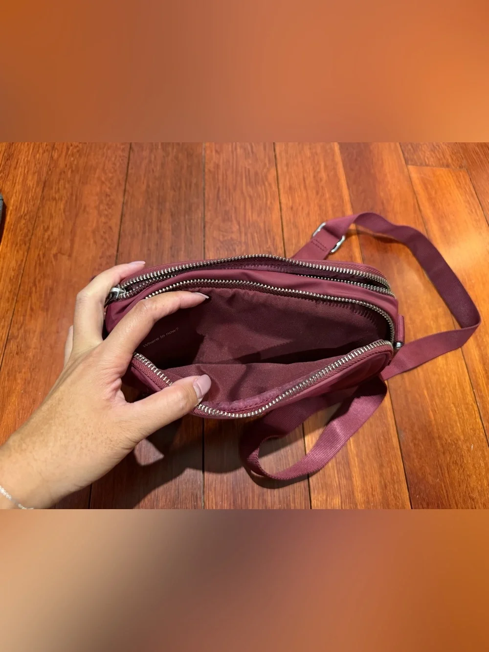 Lululemon Crossbody Camera Bag 2L Wine Berry